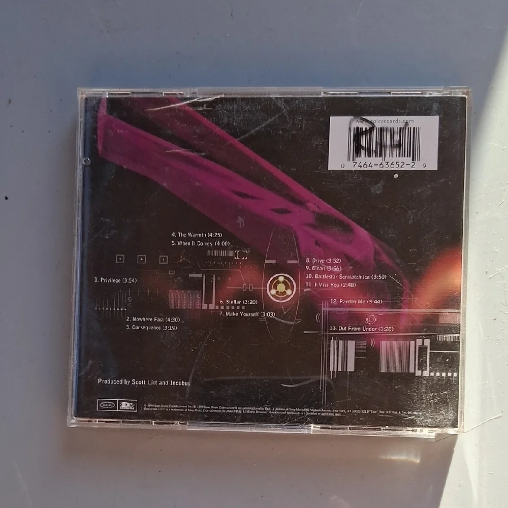 Incubus 'Make Yourself' CD - Picture 2 of 2